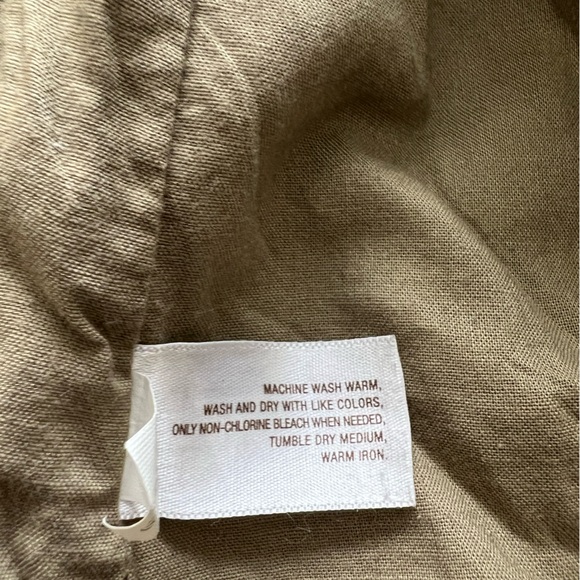 Old Navy 3X Double Breasted Army Green Waist Length Trench Coat - Picture 11 of 14